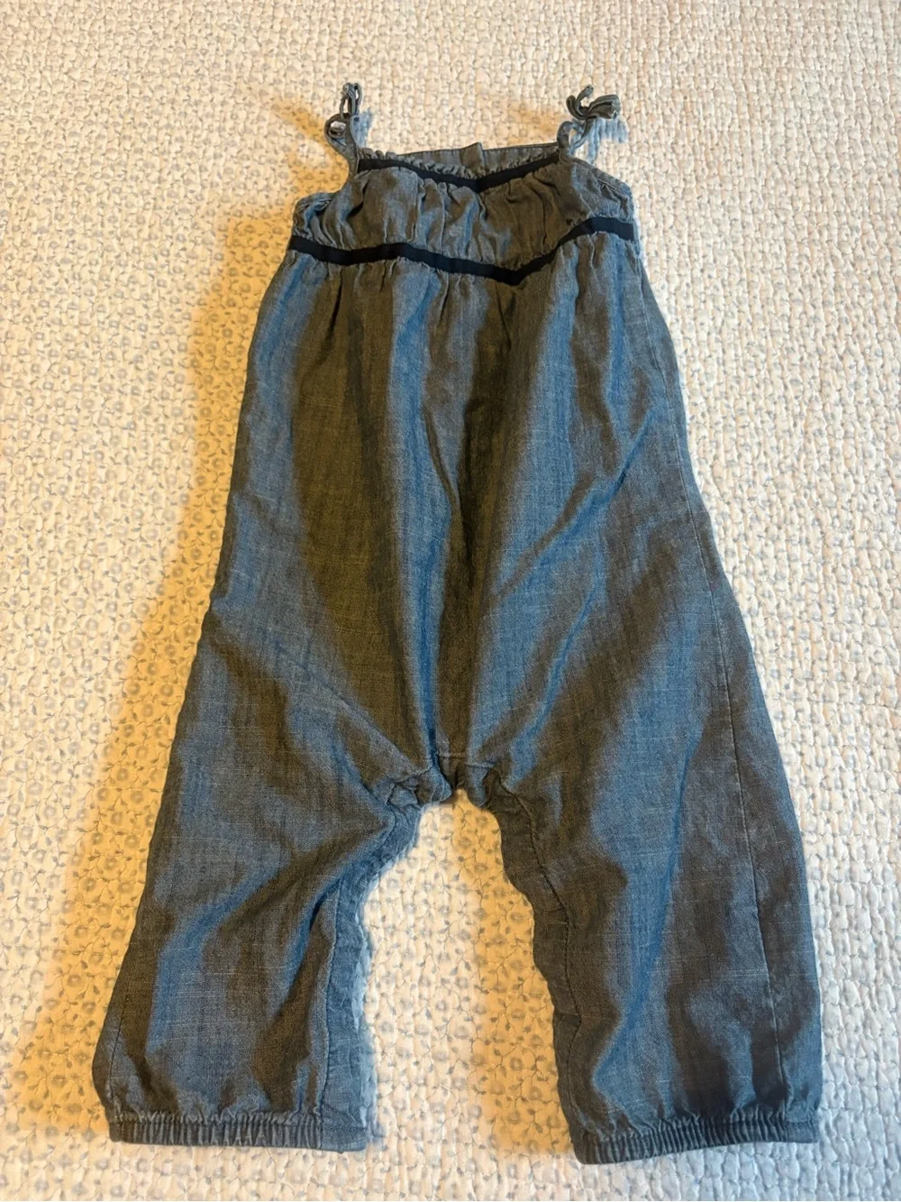 Baby Gap Denim Cotton Jumpsuit